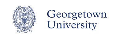 Partial logo of George Washington University.
