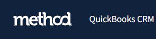 Partial QuickBooks logo on a dark background.
